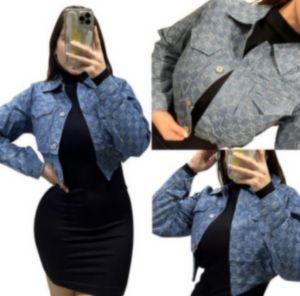 Autumn and Winter Fashion New Women's Brand Designer High Quality Luxury Brand denim jacket Y71511