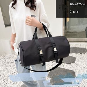Fashion Black P&A Duffel Bags Luxury Men Women Luggage Commerce Travel Bags Nylon Canvas Handbags Large Capacity Holdall Carry On Luggages
