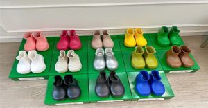 Дизайнерские лужи дождь сапоги роскошные брендовые женщины Мужчины платформы конфеты водонепроницаемые ботинки