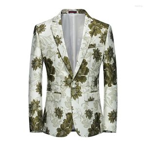 Ternos masculinos Spring e Autumn Suit Dress 608 Host Wedding Groomsman Jacquard Single West 3D Picture