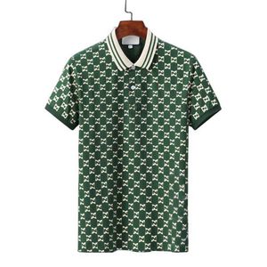 Designer Polo Shirtmen's Polo's 2023 Fashion Polo T-shirt Maglietta casual maglietta ricamata in cotone golone di cotone da golos maglietta
