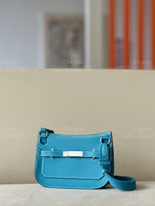 12A Toppkvalitet Luxury Classic Designer Fashion Women's Shoulder Bag All Hand-Made Leather Silver Buckle Original Box Packing Spring/Summer Leisure Pending Bag.