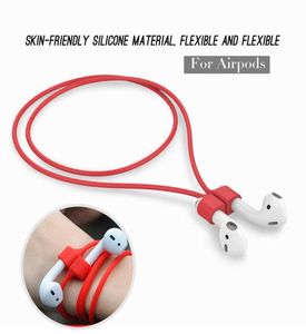 70 cm antilost linowa silikonowa smycz magnetyczny bezprzewodowe słuchawki linia linowa sznurka dla Airpods miękki silikonowy zestaw słuchawkowy wiszący szyja RO6454696