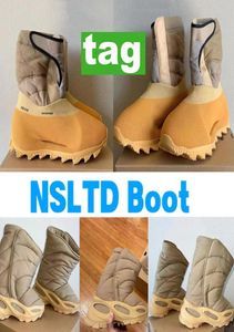 NSLTD Boot Designer Men knähalva tossor Skor Mens Women Sneaker Knit RNR startade Sulfer Khaki Fashion Snow Boots Warm Winter Boo9362382