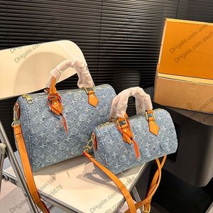 24SS Women Totes Denim Facs Handbag Luxurys Designers Shouder Crossbody Bag Multicolor Leather Messenger Travel Frevel