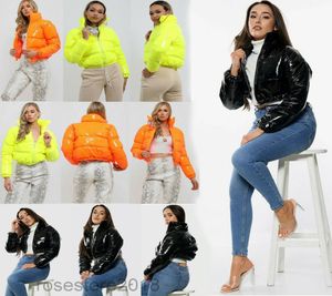2021 여자 039S 재킷 겨울 짧은 광택 다운 재킷 여성 파카 패션 한국 두꺼운 따뜻한 빵 서비스 면화 코트 377859