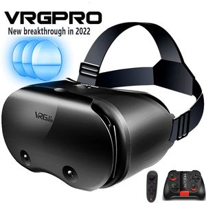 VRGPRO X7 3D Hjälm VR Glasögon Virtual Reality Headset för Google Cardboard 57 Mobil med Original Box 240506