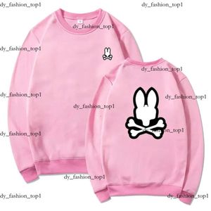 Bunny Psyco capuz Skeleleton Rabbit Capuzes de impressão de algodão moletons com capuz mau masculino High Street Luxury Pullovers