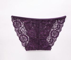 Sexy Ladies Exotic Lingeries Intimates Woman Panties Pants Black Lace Briefs Women039s Low Waist See Through Breathable Underwe5170119
