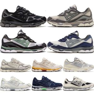 2024 Top Gel NYC Marathon Running Shoes Designer Oatmeal Concrete Navy Steel Obsidian Grey Cream White Black Ivy Outdoor Trail Sneakers Size 36-45 D88 04