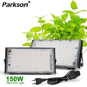 Luzes de cultivo Phytolamp de luz LED para plantas 220V 150W Full Spectrum Flor Tent Seed Hydroponics Greenhouse Fitolamp IP65 Imper impermeável