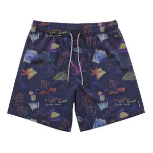 OEM 4 vias Alongamento masculino de praia personalizada shorts de praia seca personalizada calça short shorts calças