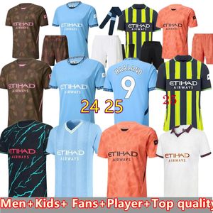 2024 Haaland Soccer Jerseys Mans Citiesistanbul Kitistanbul Kit Grealish de Bruyne Foden Bernardo Rodrigo Football Shirt Kids 24 25 J.Alvarez New