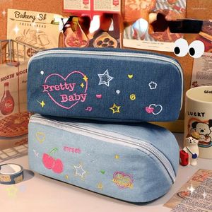 Storage Bags Pencil Bag Large Capacity Stationery Box Junior High And School Student Organiser Compartmentalised