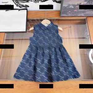 トップガールズドレスガーゼスリーブキッズデザイナー服刺繍入り花夏のスカート新しい到着サイズ100-160 cm送料無料
