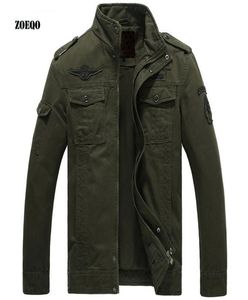 Kurtka bombowca Man Spring Autumn Kurtki Mężczyzn Płaszcze Stojak na kołnierz Kurtka Veste Homme M6XL7919945