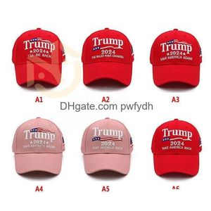 Party Hats Trump 2024 Cap Save America Again Embroidered Baseball Hat I Will Back Caps Drop Delivery Home Garden Festive Supplies Dhtb0