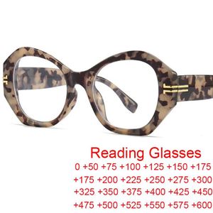 Occhiali da sole 2022 occhiali da lettura alla moda alla moda per donne designer di marca di marca di grandi dimensioni ondulata irregolare trasparente anti -blu luce 294p 294p