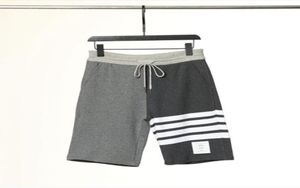 2021 Summer Men039s Shorts Color Pure Cotton Woven Contrasting Color Shorts Four Bars Casual Pants Sweatpants31768557232264