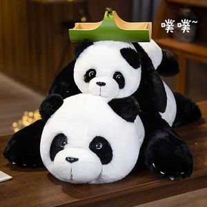 Stuffed Plush Animals Cute National Treasure Giant Panda Plush Toys Doll Stuffed Lifelike Zoo Panda Exquisitely Comfort Enthusiasts for Girls Gifts