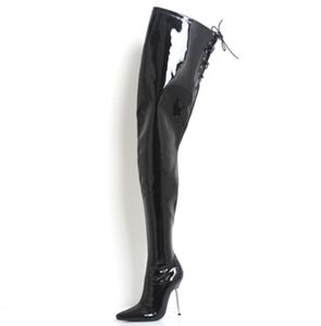 Boots 472in High Height Sex Party Pointed Toe Stiletto Heel OverTheKnee US Size 613 No74335967123