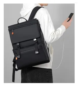 Sırt çantası 16.5inch usb şarj su geçirmez erkek dizüstü bilgisayar moda marka tasarımcısı Business kentsel adam oxford