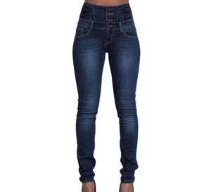 Women039s Jeans CALOFE 2021 Mulher de alta qualidade calças lápis de cintura esticada de amacia skinny Pantalones5946559