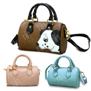 7A Quality Designer bag New Speed 16 mini Shoulder handbags Cute Dog Pattern purses Speed bsg small Pillow bag Women mini tote bag Crossbody bag Cellphone Pouch