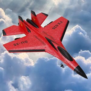 RC-flygplan SU-35 2.4G Radio Remote Control Fighter Plan Glider Airplane Foam Boys Toys For Children