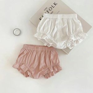 Hosen koreanische Baby Unterwäsche große PP Brothose Sommer Mädchen Baumwolle 2 äußere Wear Blütenknospen Shorts Farbe 0-1 Jahre alt