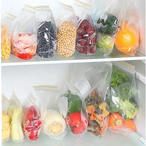 Storage Bags Reusable Freezer Silicone Food Airtight Leakproof Organizer Baggies Drawer Keep Fresh Veggie