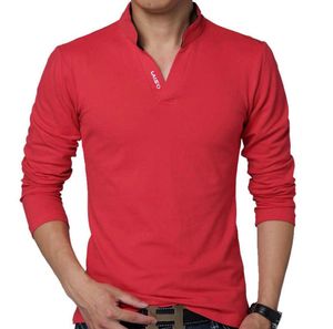 Neue Modemarke Männer Polo -Hemd Solid Color Longsleeve Slim Fit Shirt Männer Baumwolle Polo -Hemden Casual Shirts 5xL4612402