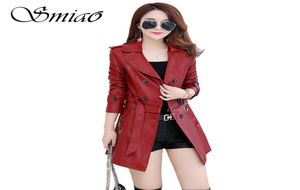 Smiao Female Leather Pu Jacket PU Faux Leather Outwear Winter Plus Size 4XL Coat 2018 Autumn Suede Women039s Clothing M5XL9178872
