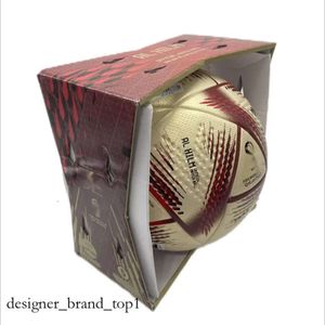 Jabulani Brazuca Soccer Balls Wholesale Qatar World Authentic Size 5 Match Football Veneer Material Al Hilm och Al Rihla Brazuca 47