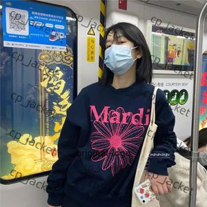 Mardi Womens Hoodies Sweatshirts Kore Mardi Kadın Külot Kazak Moda Sıradan Gevşek Suower Baskı Sevimli Sokak Çift Hoodie 2774