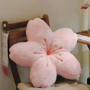 Cuscino 45 cm/17,7 pollici carini bloss ciliegie rosa kawaii decorazioni per la camera da letto da letto sedile pavimento tatami morbido