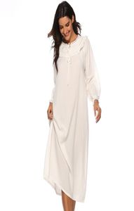 長袖プリンセスナイトドレスパレスコットンパジャマの女神の大きな薄いゆるい家の服ソフト快適で素敵なユーロコード6078793