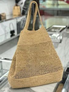 2024 Icare Maxi Tote Bag Designer Bag Women Luxury Handbag Raffias Hand-Embroidered Straw Bag High Quality Beach Sarpaciget