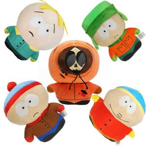 Animali di peluche imbottiti nuovi 20 cm South Park Plush Plush Cartoon Doll Stan Kyle Kenny Cavay Cartoon Plusletti per bambini e ragazze Giochi D240520