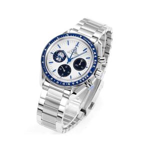 Designer FortyTwo Mens Watch Speed ​​Master Omegawatch 5A Högkvalitativ mekanisk rörelse Reloj OS Factory Chronograph Menwatch All Dial Works Ovqo