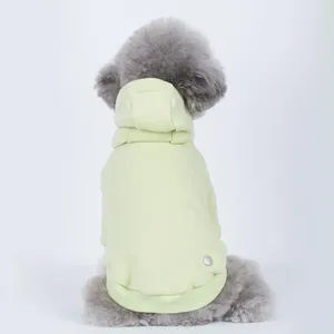 Vestuário para cães roupas de estimação de 2 pernas para o inverno, bom capuz