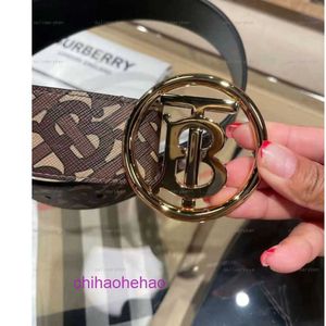 Designer Borbaroy belt fashion buckle genuine leather Italian Womens Classic Old Flower Full Logo Belt S