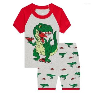 Set di abbigliamento ragazzi ragazzi primaverili ed estate in cotone casual pantaloncini si adattano alla crenatura per bambini in modo morbido