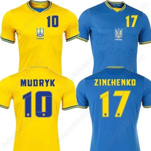 ウクライナサッカージャージ2024 Zinchenko Mudryk Ukraine Football Shirds 24 25 Yarmolenko Mykolenko Zabarnyi Dovbyk Sudakov Matvyenko Trubin Jersey 24/25