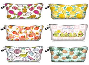 MPB014 3D Print Fruit Watermelon Lady Cosmetic Bag Fashion Travel Makeup Bag Organizer Make Up Case Storage Pouch Beauty Kit Box W5429562