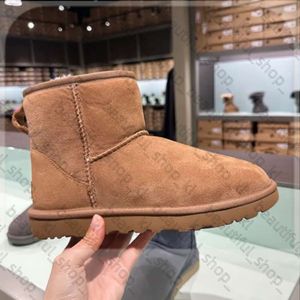 Designer Slippers With Box Sandals Leather Sandal Fluffy Snow Boots Mini Women Uggliss Slippers Winter Australia Boot Ankle Wool Shoes Sheepskin Leather Casual 317