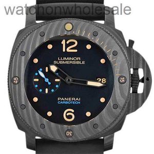 Trendy leather band panerra watches men women high quality automatic Submarine Titanium Metal Automatic Mechanical Watch Mens Watch PAM00616