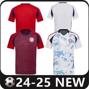 2024 2025 Costa Rica Soccer Jerseys Men Kit National Team Contreras Campbell Bennette Tejeda Venegas Ruiz Aguilera Salas 25 24 Football Shirt Home Away Red White