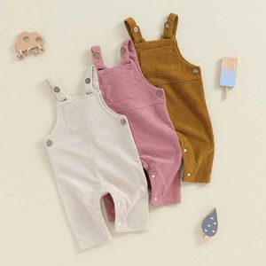 حللا Baby Boys Girls corduroy وزرة سراويل سراويل الأطفال