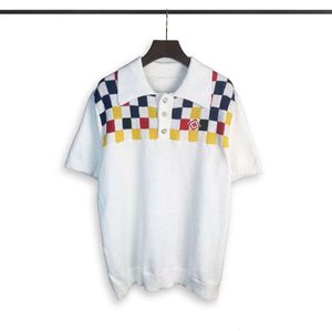 2 nowe modne londyńskie Anglii koszule Polos Projektanci Polo High Street Haftowanie drukowania T Shirt Men Summer Cotton Casual T-Shirts Gorące ubrania